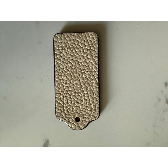 COACH Replacement Hang Tag Bag Cream Bright No Chain Leather - Picture 4 of 4